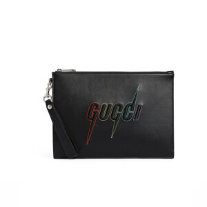 Clutch Gucci like au Blade Embroidered In Black CLG03