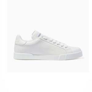 Giày D&G White Sneakers in Nappa & Rubber