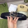 Thắt Lưng Gucci siêu cấp Reversible Signature Belt in Black TLG03