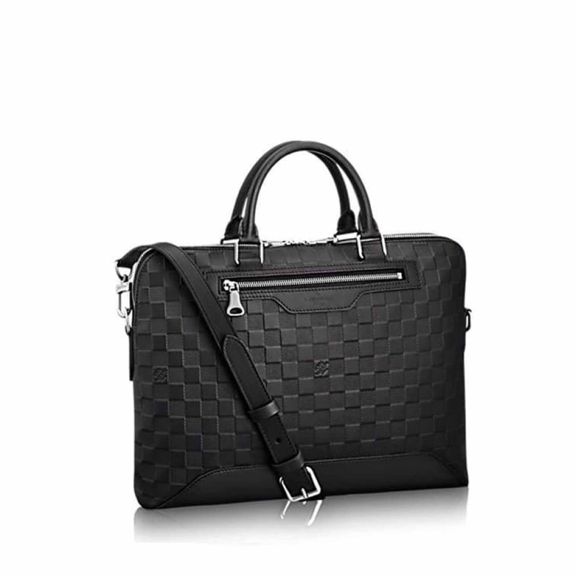 Túi Xách Louis Vuitton Avenue Soft Briefcase màu đen Like Au TXLV07