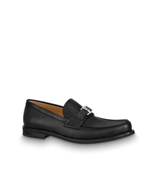 Giày lười Louis Vuitton Like Au Major Loafer Shoes màu đen GLLV19