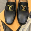 Giày lười Louis Vuitton Like Au Montaigne Loafer Shoes khóa vàng GLLV18
