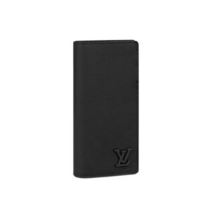 Ví Louis Vuitton Aerogram Brazza Wallet màu đen VNLV10