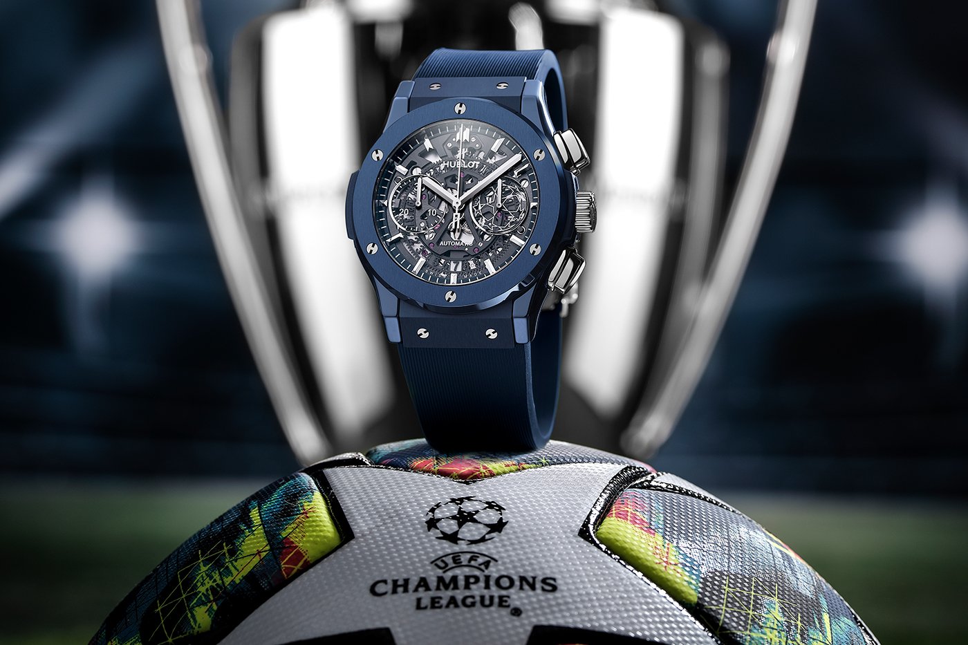 Đồng hồ Hublot Classic Fusion Aerofusion Uefa Champions League nam hàng hiệu
