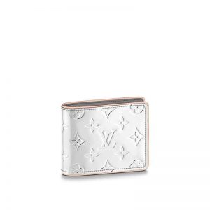 Ví nam Louis Vuitton siêu cấp Slender Wallet hoa bạc