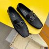 Giày lười Louis Vuitton Monte Carlo Moccasins tag caro màu đen GLLV34