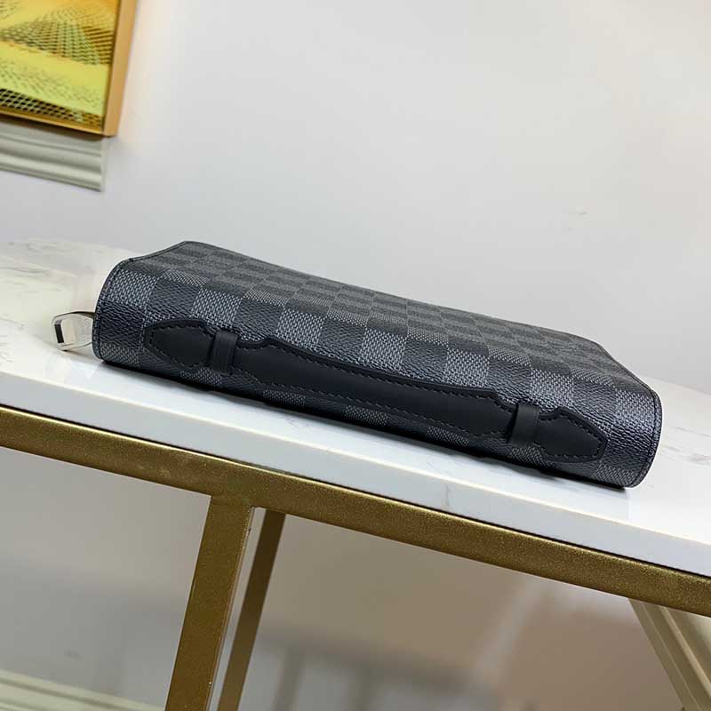 Ví nam Louis Vuitton siêu cấp zippy XL wallet caro đen VLV45